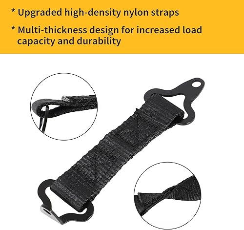 Miniatura 3 de Motorparty - Correas limitadoras de puerta para Can Am Maverick X3 2017-2022 actualizadas, resistentes, resistentes, de nailon, correa limitadora de