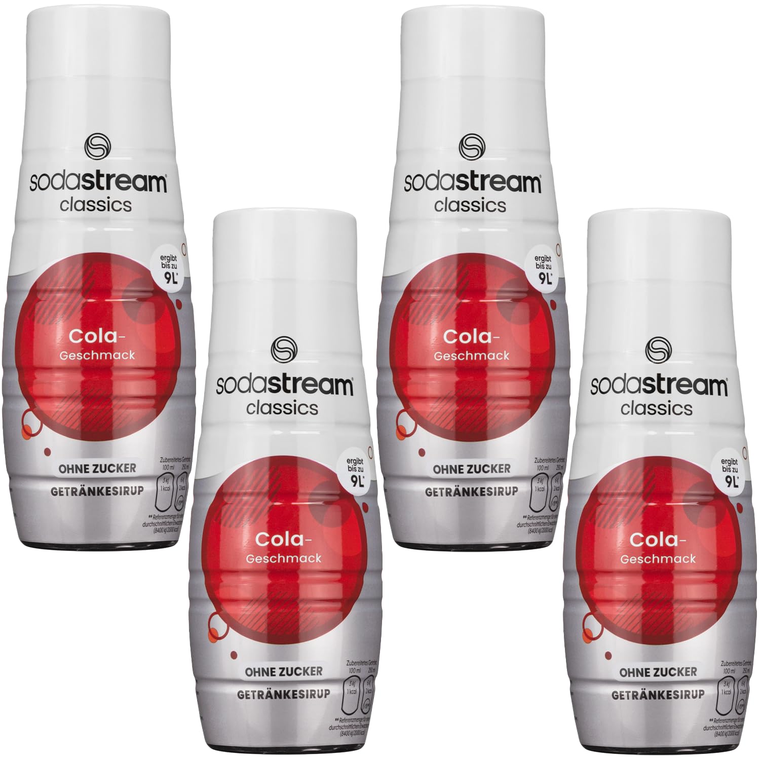Sodastream 4x SYROP COLA ZERO BEZ CUKRU KONCENTRAT DO 9 LITRÓW