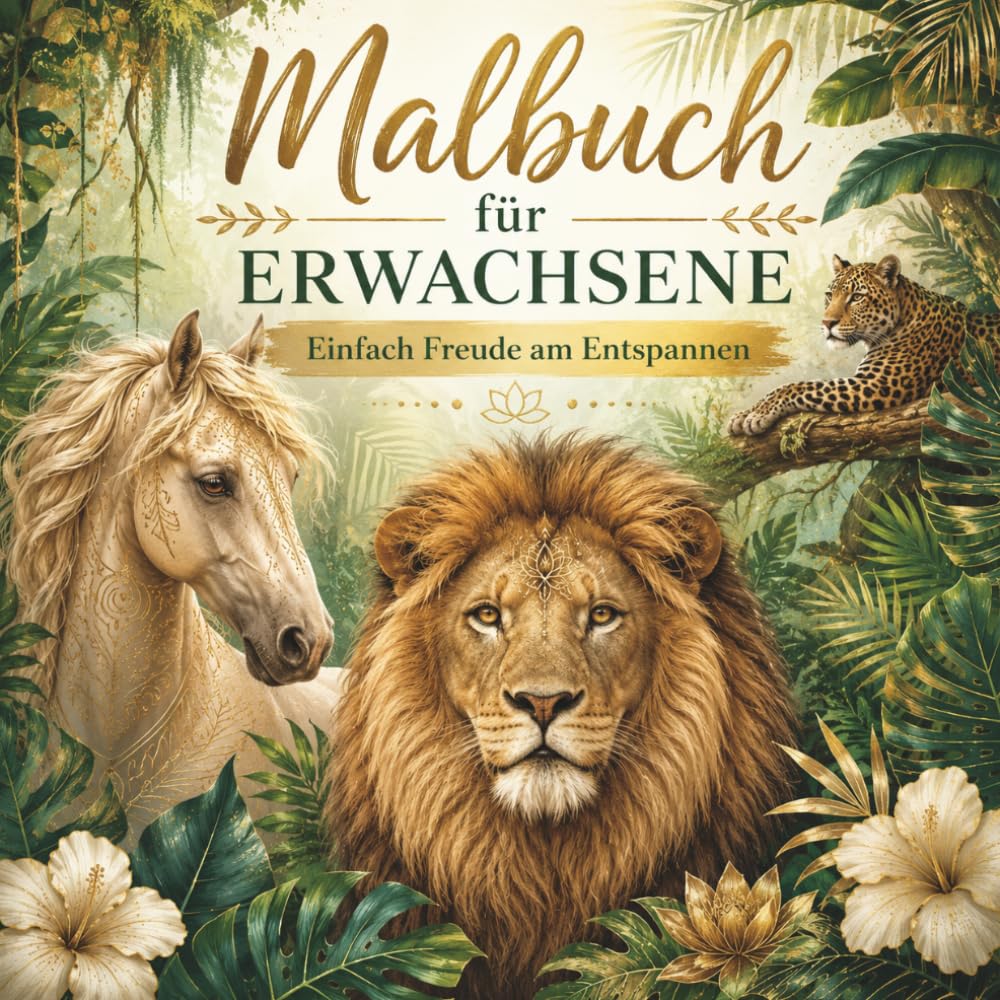 Malbuch für Erwachsene: Einfach Freude beim Entspannen