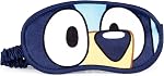 Jay Franco Bluey Ensemble de voyages pour enfants - 3 Ensemble de pièces inclus 40 x 50 Couverture de lancer, masque à yeux et oreiller encolure - Super doux & Accessoires de voyage Cozy