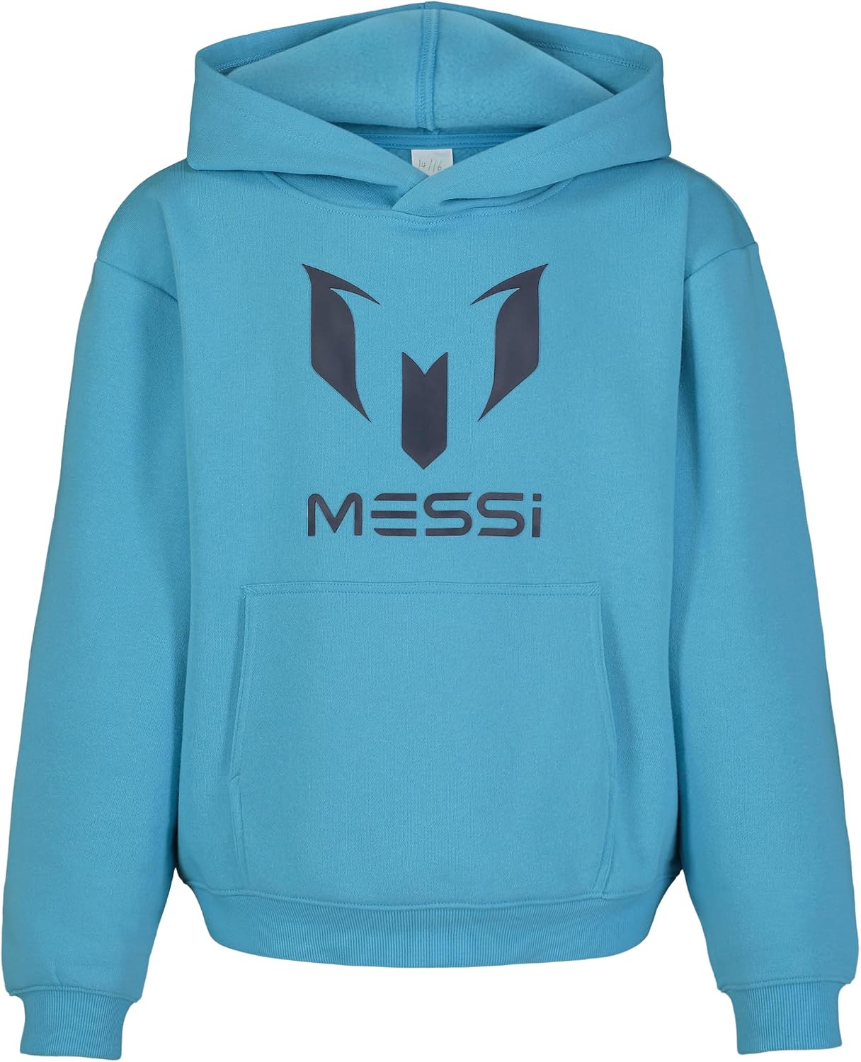 Messi Boys' Long Sleeve, Standard Fit Hoodie Sweatshirt, Comfortable Fleece