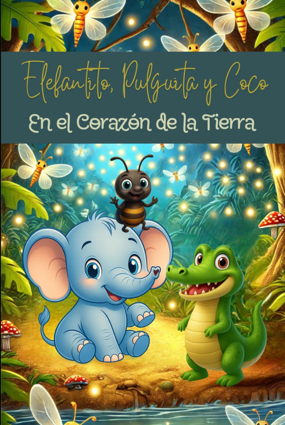 Elefantito, Pulguita y Coco "En el Corazón de la Tierra" (Las Increibles Aventuras de: Elefantito, Pulguita, Coco y la Niña) (Spanish Edition)