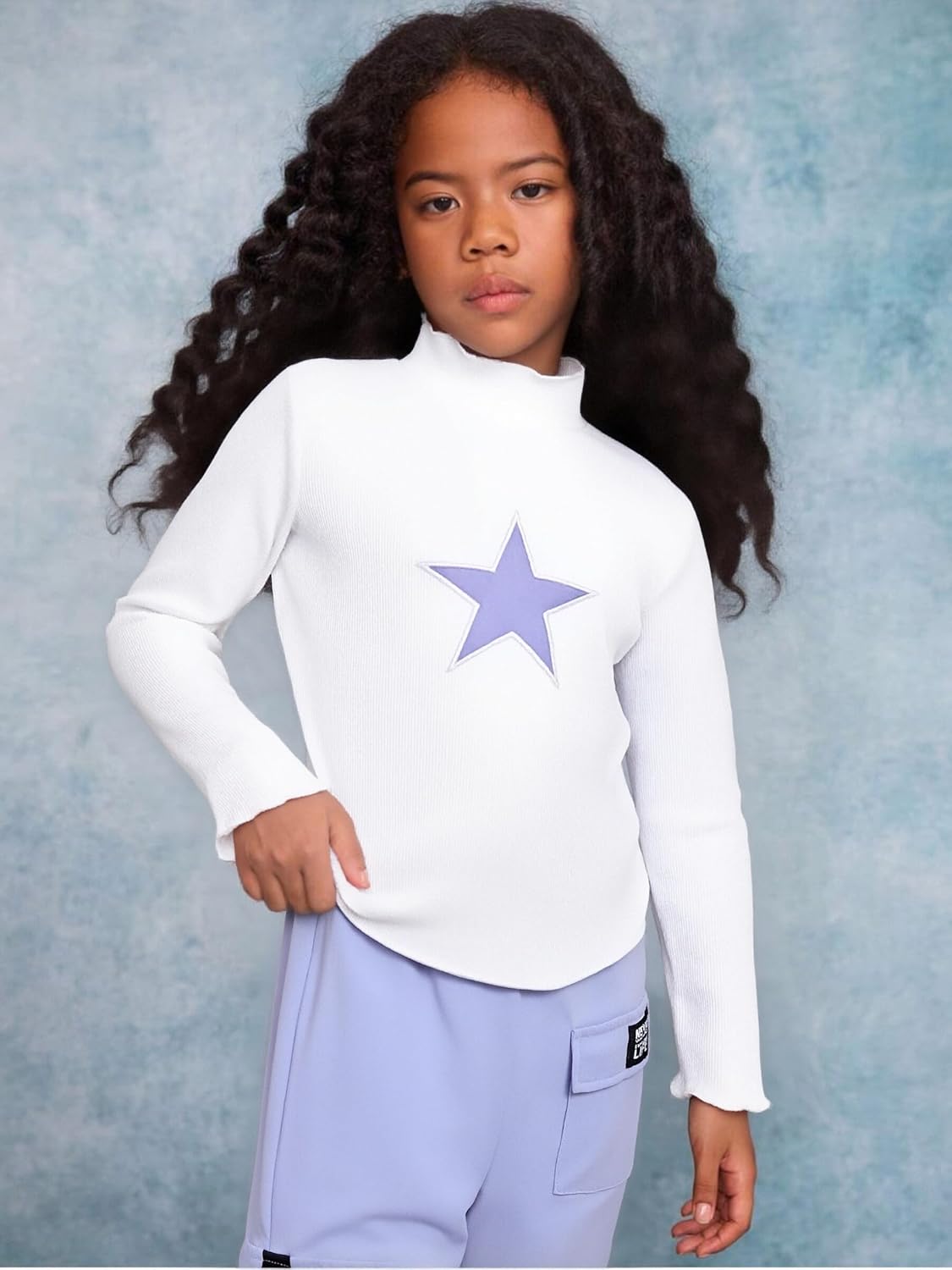 Girls Clothes 2 Piece Outfit Long Sleeve Crop Top + Cargo Pants, Tween Fall Clothing Set, Sizes 5-16 Years - Image 2