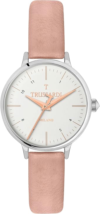 TRUSSARDI Orologio Analogico Quarzo Donna con Cinturino in Pelle  R2451126505 : Amazon.it: Orologi