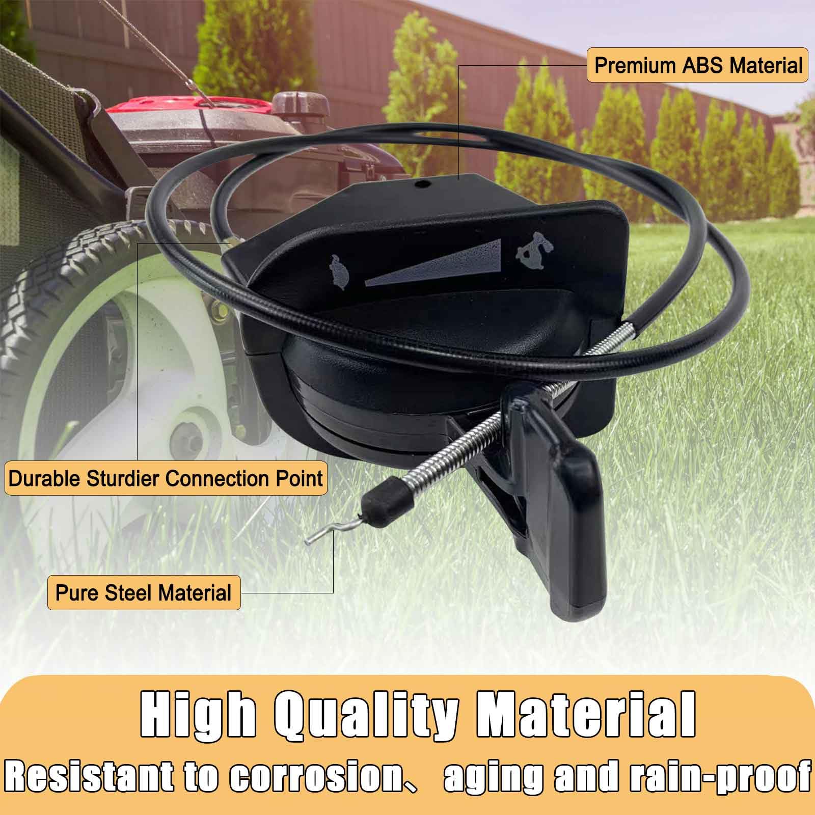 946-05098c Throttle Choke Cable Compatible with Crafts-man Cub Cade-t Troy-Bilt Colum-bia MT-D Replace 946-05098b 946-05098a 746-05098 Lawn Tractor Throttle Cable GT ST54 LX42 LX46 LX50 XT1 XT2 GX54