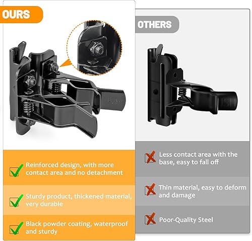 Miniatura 3 de MAIKER OFF ROAD 2 en 1 E-Track Portaherramientas E Track Accesorios para remolque cerrado para guardar rastrillos, palas, escoba