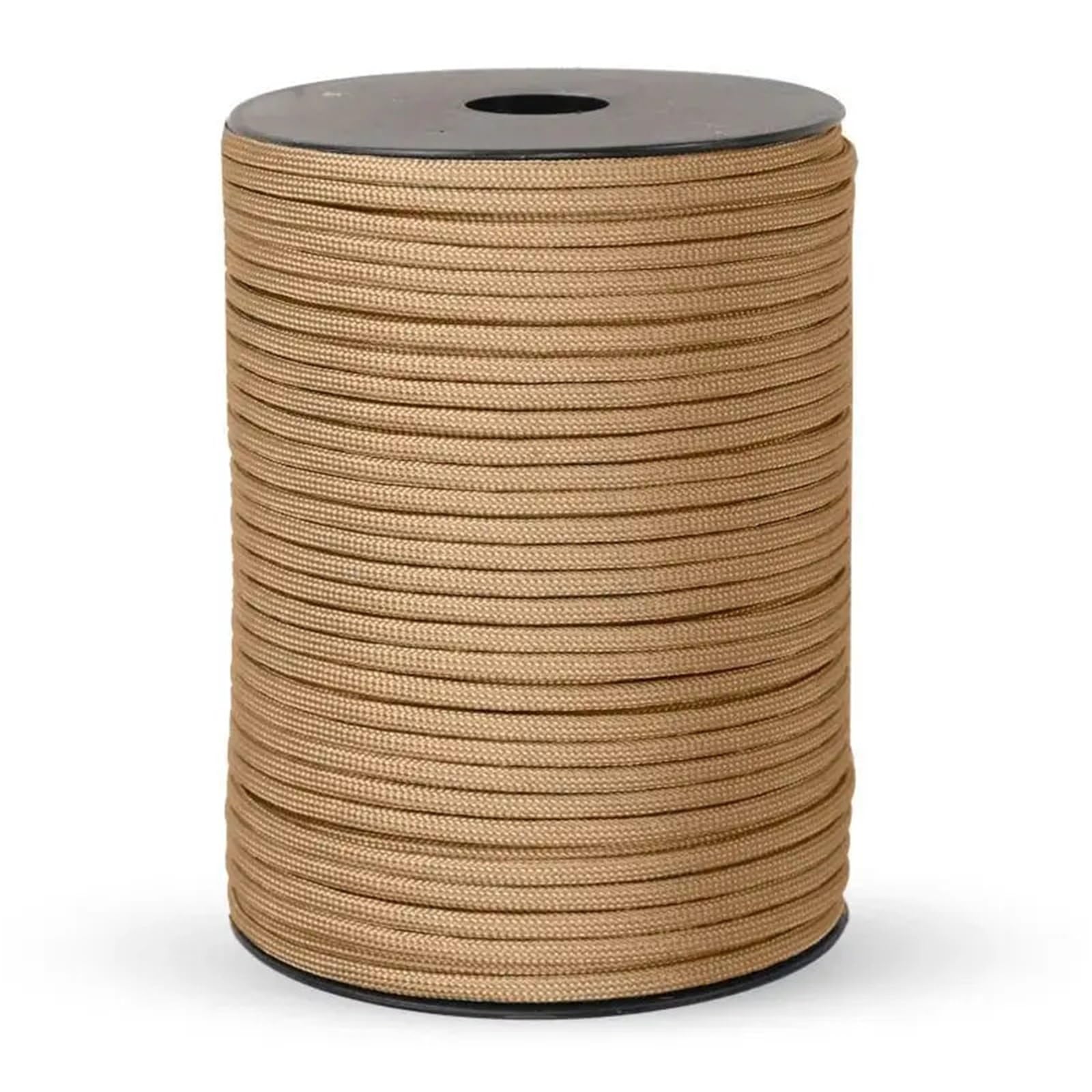 Paracord 7 Cores 550 Paracord Cord 100M Dia.4mm For Outdoor Camping Survival Lanyard Parachute Rope Hiking Tent Accessories DIY Bracelet(Khaki)