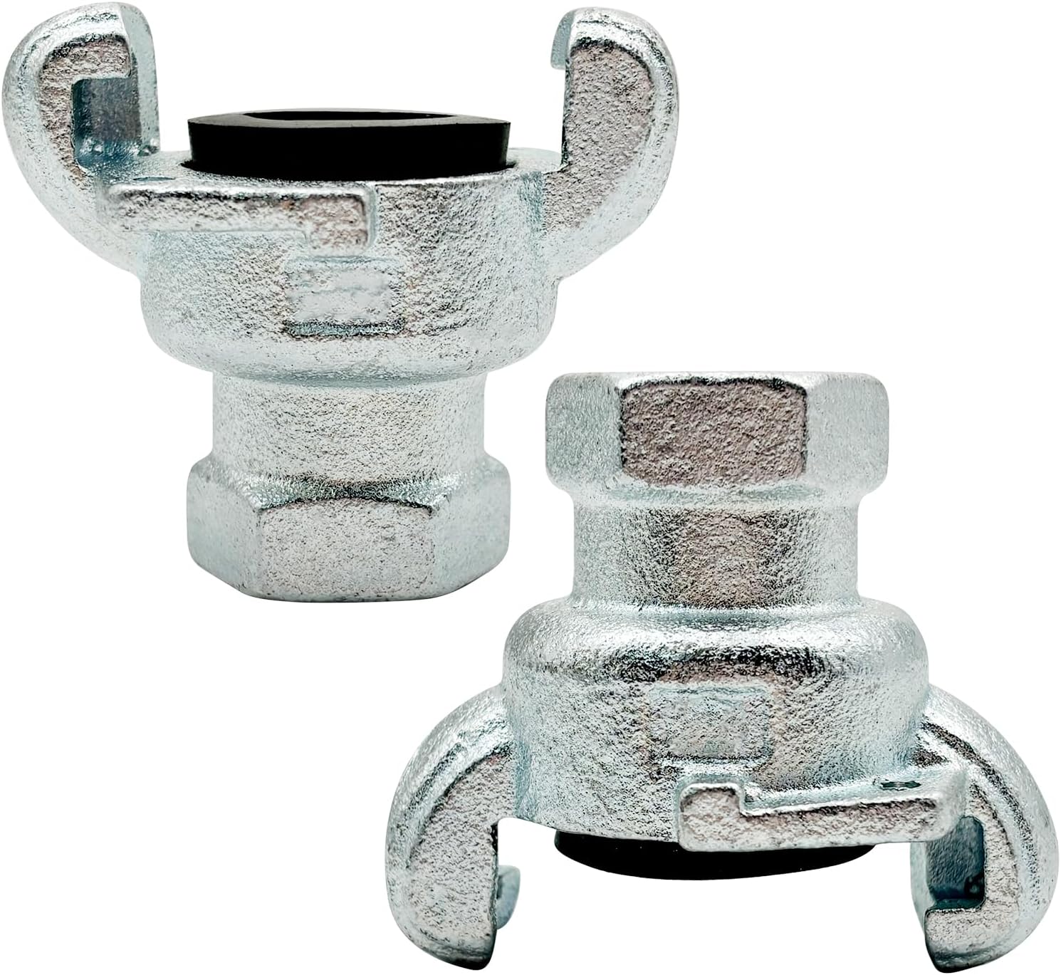 4 Sets NPT Iron Air Hose Fitting, Universal Coupling, Chicago Fitting