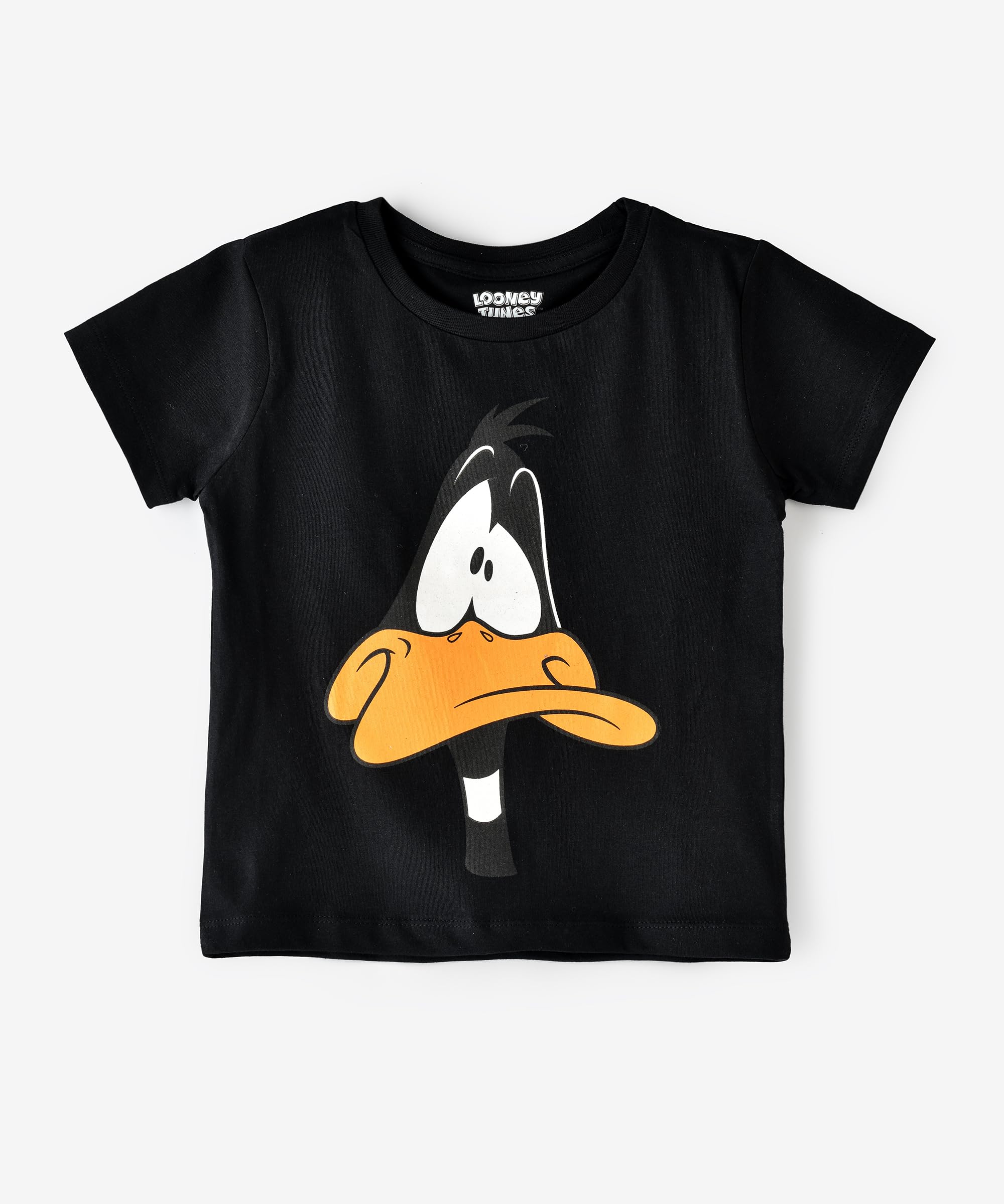 Urban HaulWarner Brothers Looney Tunes Cotton Black Half Sleeve Round Neck Printed T-shirt For Boys