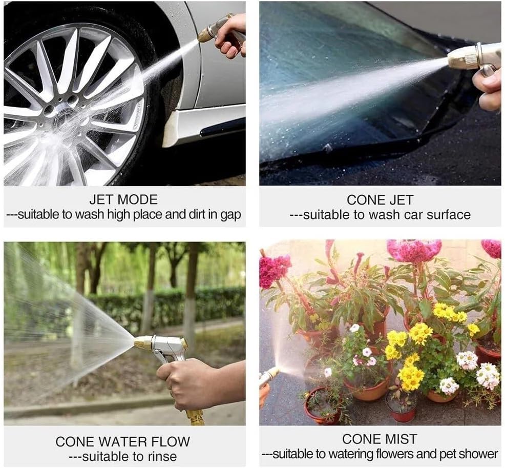 Multifunctional Garden Watering Spray Nozzle Household High Pressure Sprinkler Car Wash Nozzle Garden Tools Patio (Color : C)