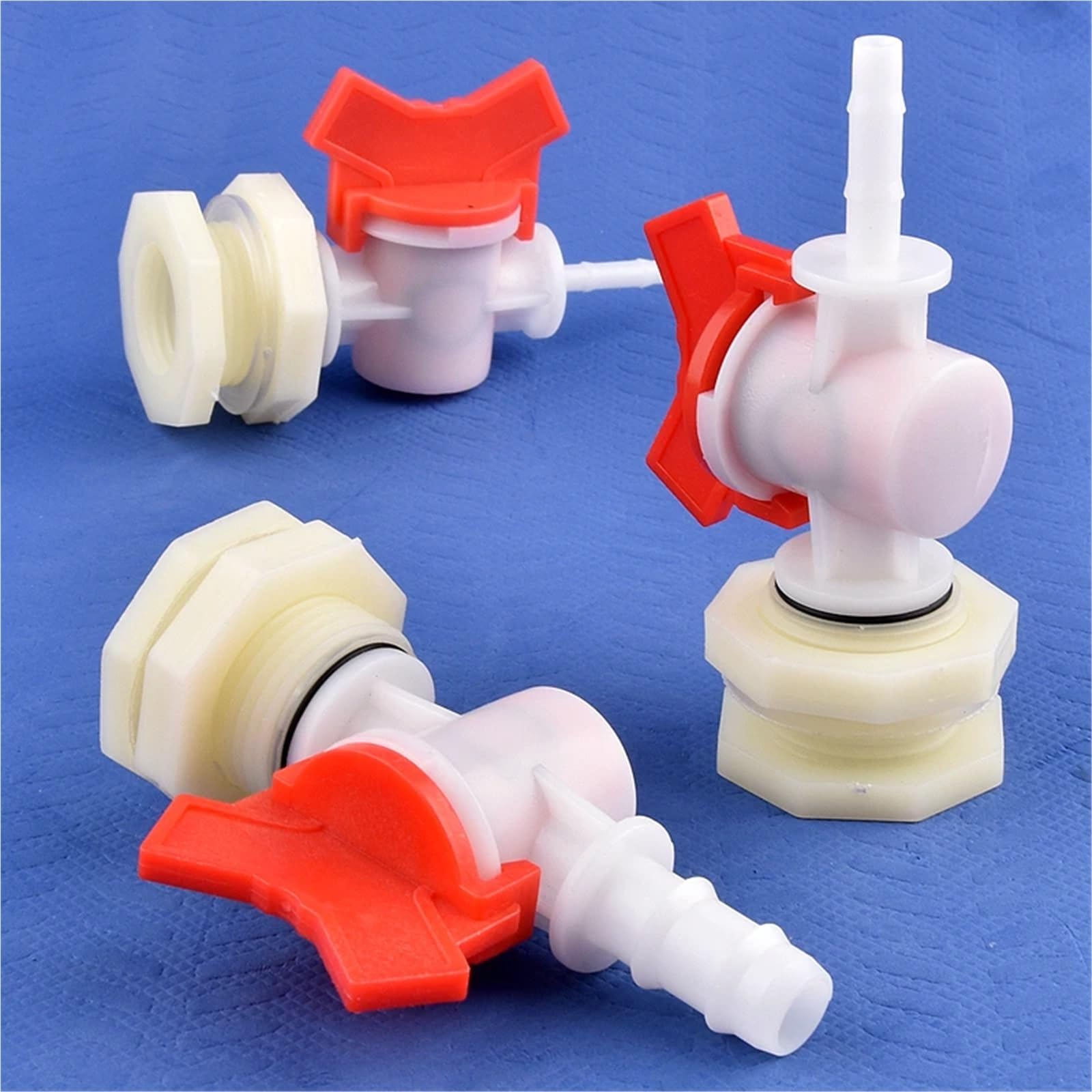 Juego de 20 Conectores de válvula de Bola G1/2 a 4~20 mm for Tanque de Agua, Juego de filtros for Acuario, riego de jardín, Juntas de Manguera for Piscina, 20 Unidades(G1I2-16mm)