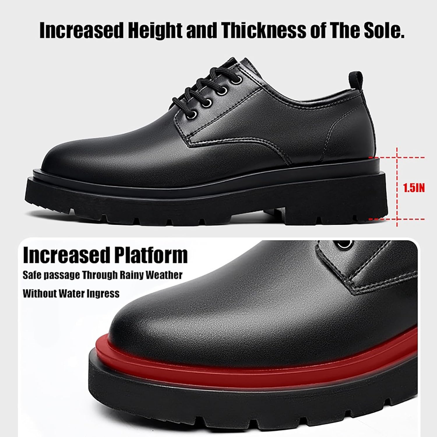 Sapato social masculino vintage de couro com cadarço plataforma Oxfords preto bico redondo sola de borracha macia antiderrapante à prova d’água negócios formal Derby sapatos… em promoção! Veja a oferta e mais achadinhos de Sapatos 8 Hoje é o melhor dia para comprar Sapato social masculino vintage de couro com cadarço plataforma Oxfords preto bico redondo sola de borracha macia antiderrapante à prova d’água negócios formal Derby sapatos… com aquele preço maroto! Promoção! Aproveite a oferta! 8