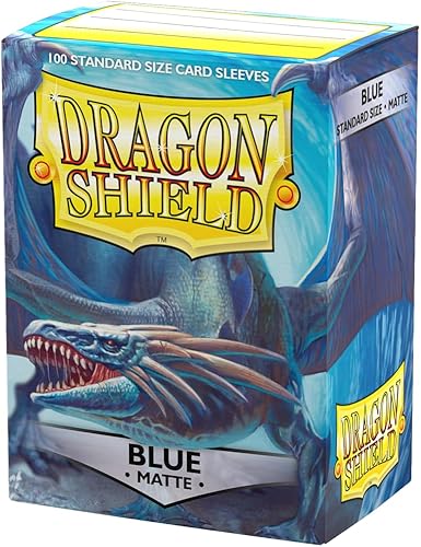 Miniatura 28 de Dragon Shield Fundas para cartas mate de tamaño estándar 100 CT - Fundas TCG lisas y resistentes - Compatible con Pokémon, carne y sangre, una
