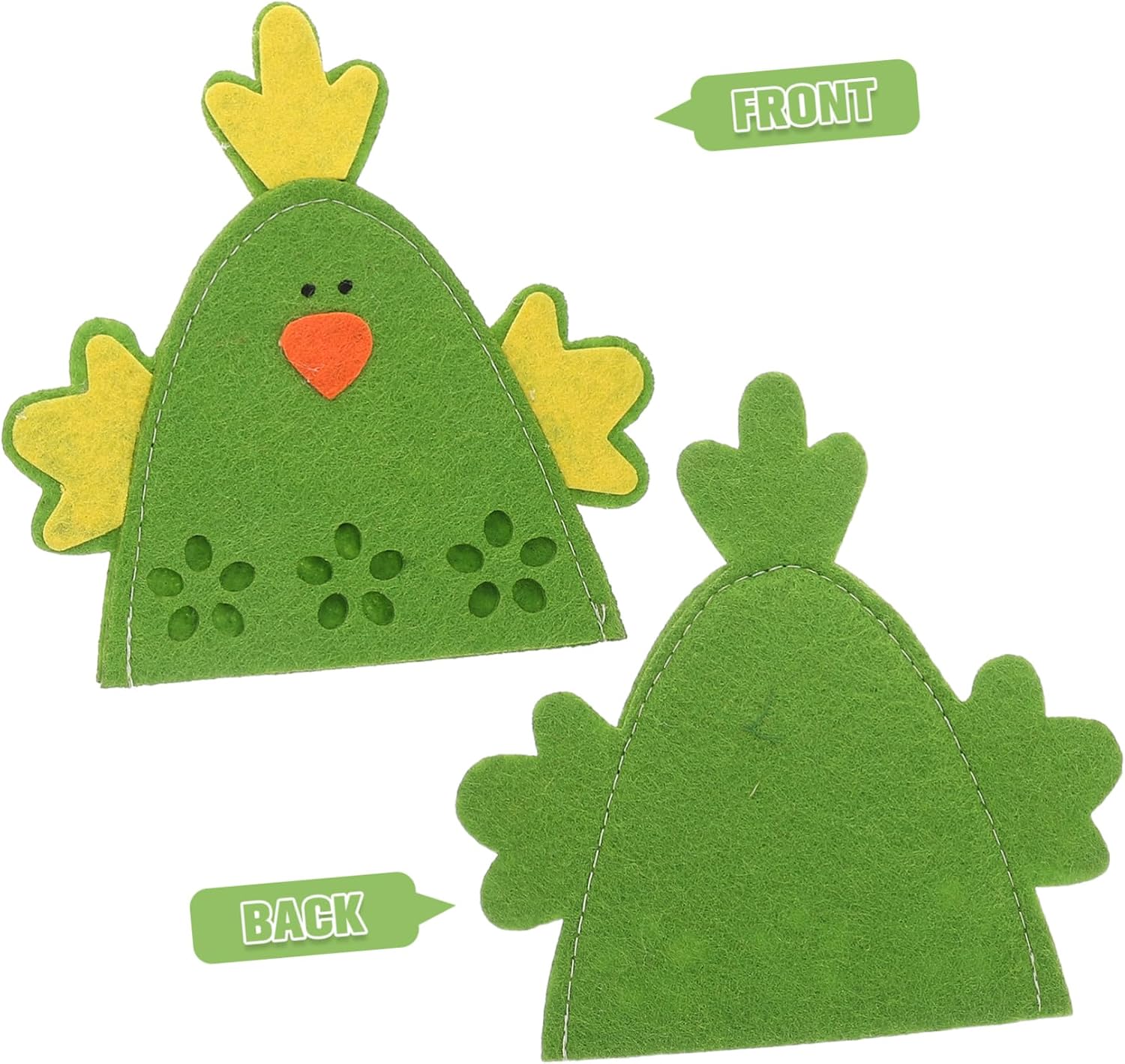 4pcs Decorative Easter Holders Reusable Chick Covers for Storage for Spring Party Decorations and Easter Celebrations image 3