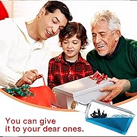 Vista 9 de Botella de Deriva de Fluido de Crucero, Barco Insumergible en una Caja, Modelo de Crucero Titanic Decoración de Crucero de Onda Líquida, Juguete