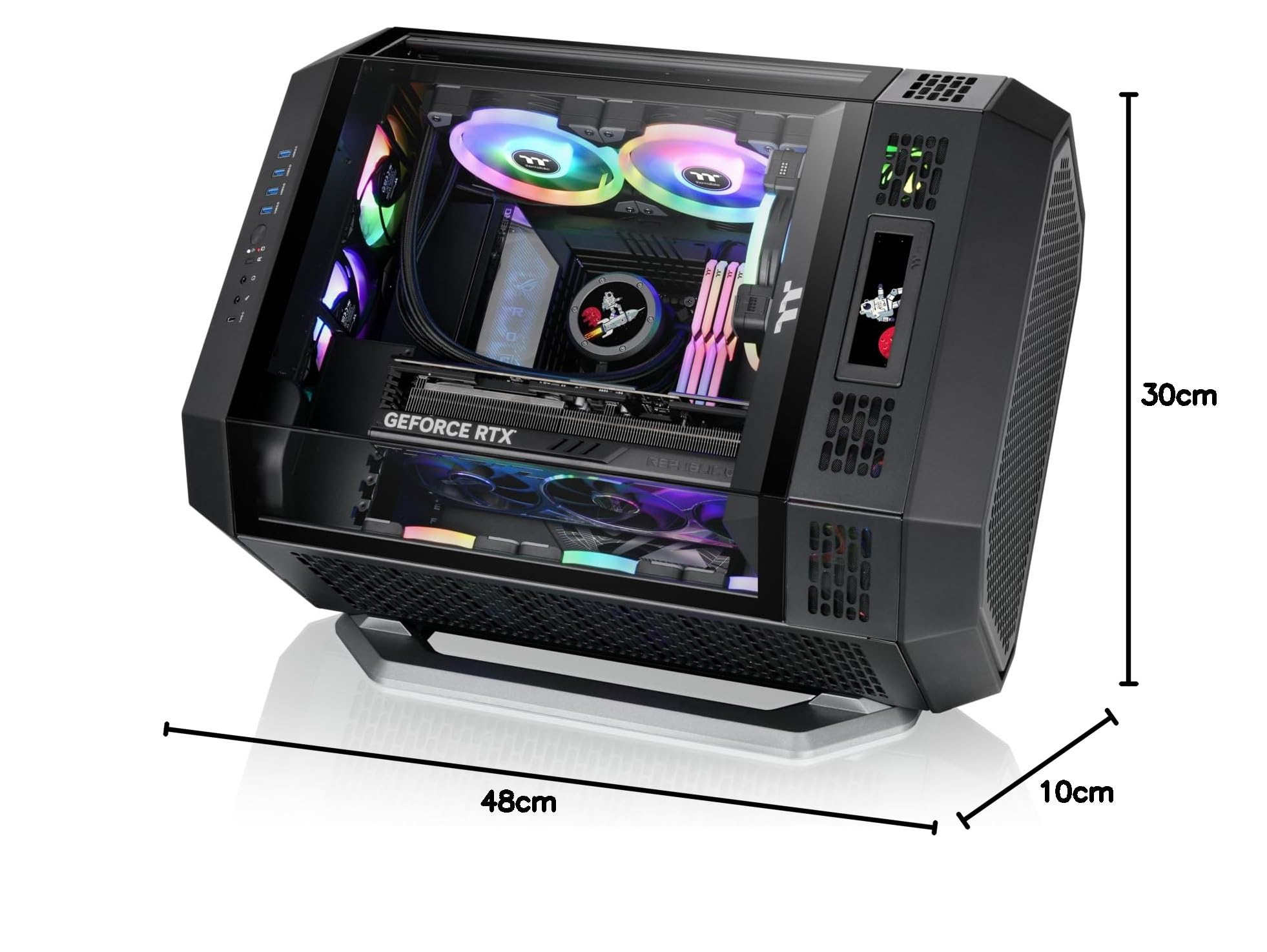 【返品保証あり】Thermaltake The Tower 600 ブラック Thermaltake The Tower 600 Şasi Stand Kit | Siyah : Amazon.com.tr
