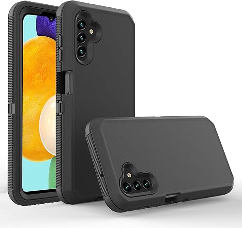 Miniatura 6 de Diseñado para Samsung Galaxy A13 5G, con protector de pantalla integrado funda resistente con soporte integrado + clip giratorio para cinturón para