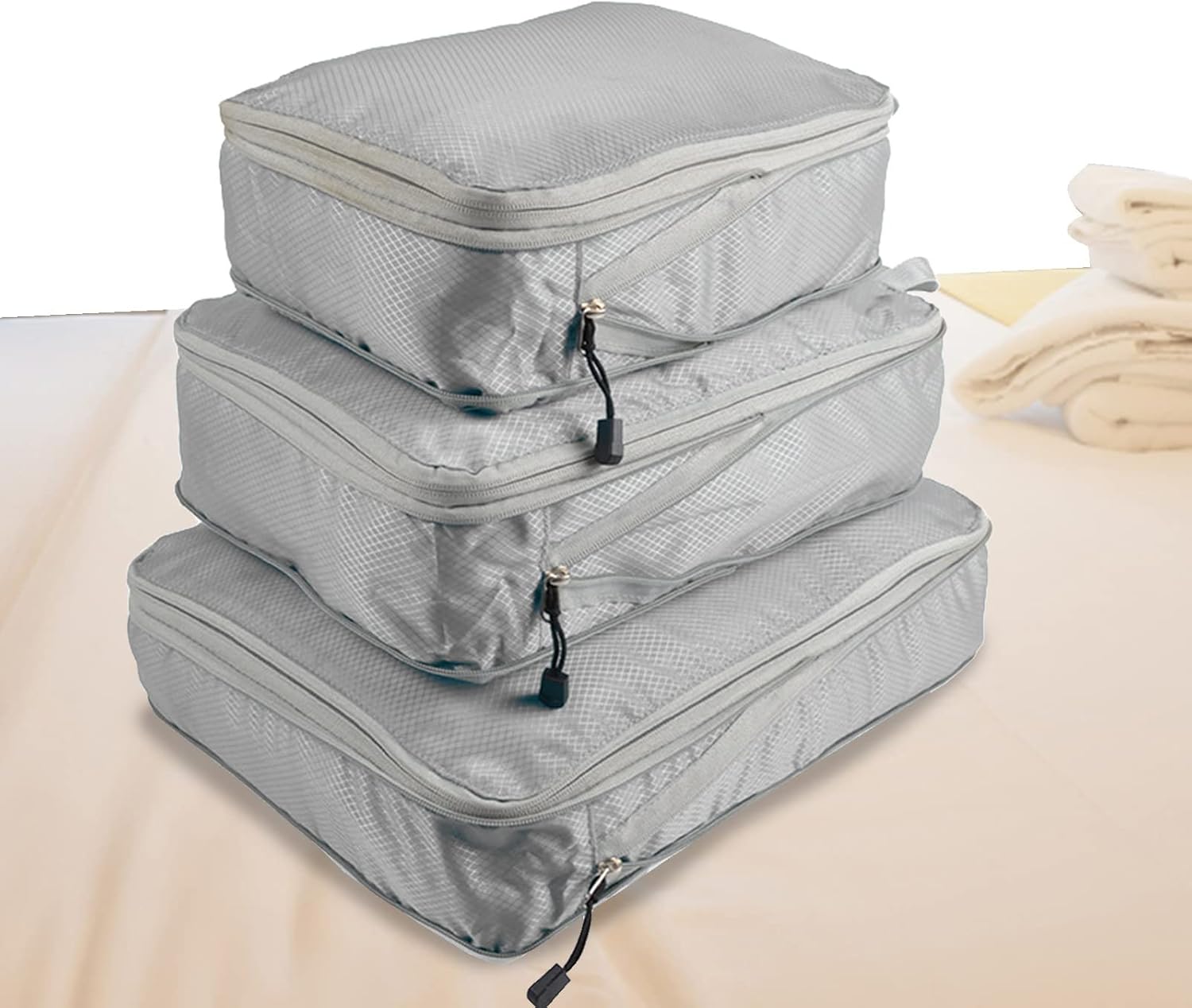 Bolsa de compressão de viagem 3 peças, organizadores para viagem, bolsa ...