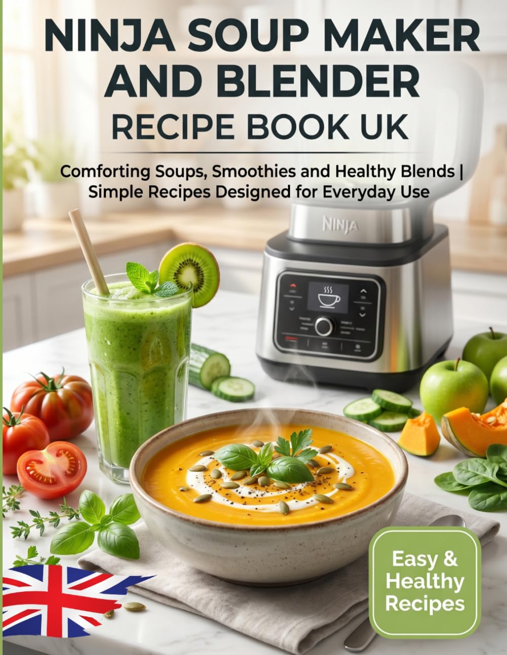 Ninja Soup Maker and Blender Recipe Book UK: Comforting Soups, Smoothies and Healthy Blends | Simple Recipes Designed for Everyday Use