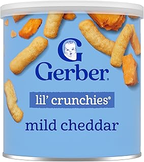 Gerber Snacks for Baby Lil Crunchies, Mild Cheddar, 1.48 Oz