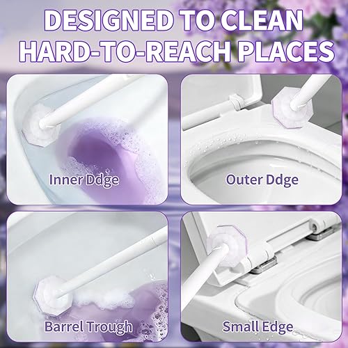 Miniatura 6 de 80 recambios de varita de inodoro para Clorox, almohadillas de repuesto para limpiador de inodoros para la mayoría de sistemas de limpieza,