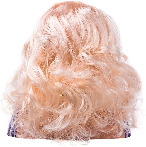 Miniatura 3 de Cabeza de muñeca para niños para peinar el cabello y maquillaje, práctica de maquillaje con secador de pelo, accesorios