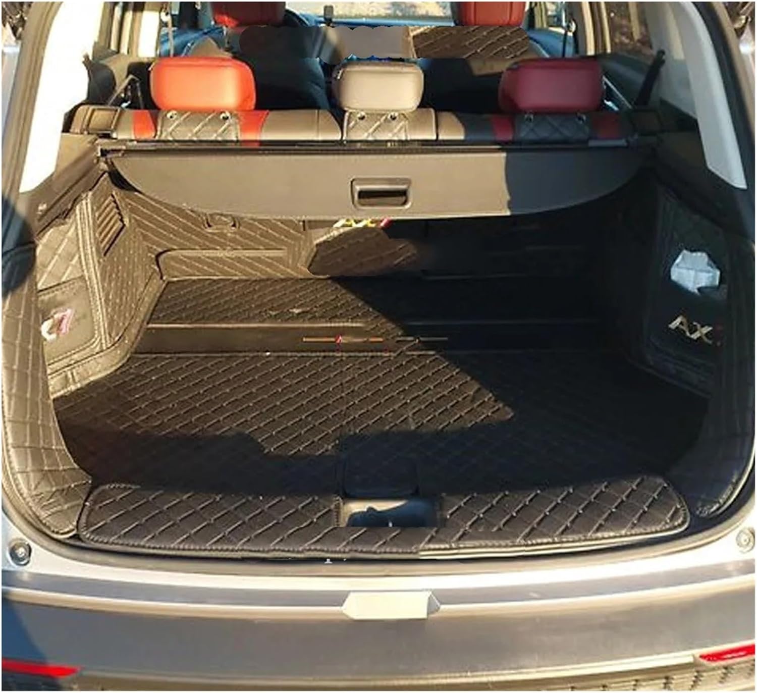 Car Trunk Storage Cover Compatible with Aeolus Dongfeng Fengshen AX7 2019~2027 Retractable Shield Rack Cargo Curtain Shelter Car Accessories | Leather