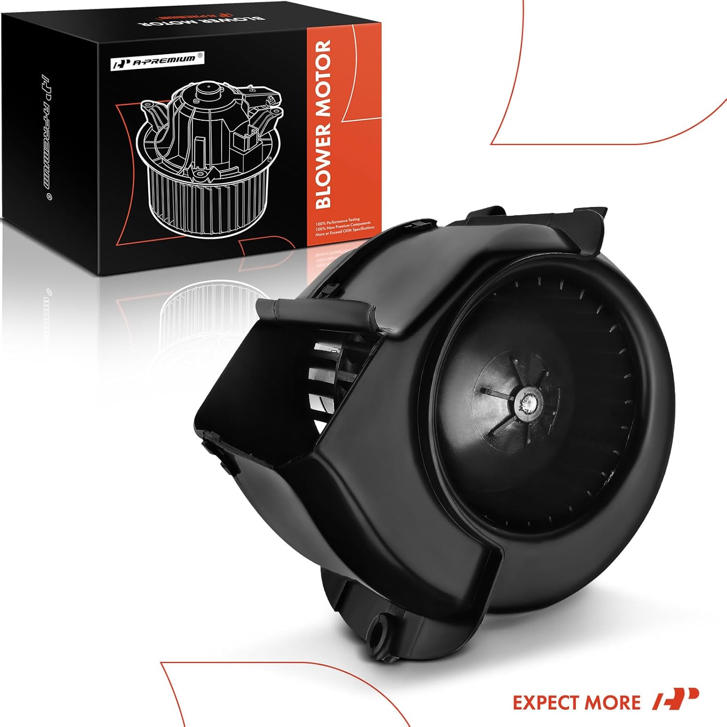 A-Premium Front HVAC Heater Blower Motor Compatible with Volkswagen Cabriolet 1990-1993, Vanagon 1990-1991 - Replace# 251819015, 321819015