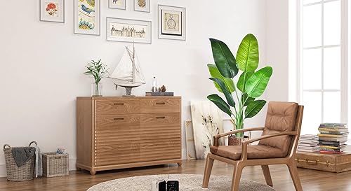 Miniatura 7 de Bird of Paradise - Planta artificial, plantas artificiales, palmera areca, no necesita peinar, palmera tropical sintética en maceta para decoración