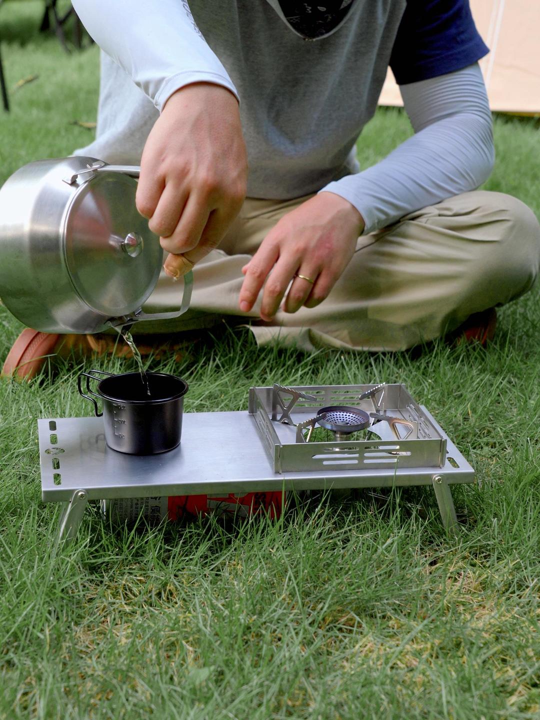 Amazon.com: CAMPINGMOON Camping Stove Table Heat Shield Windshield
