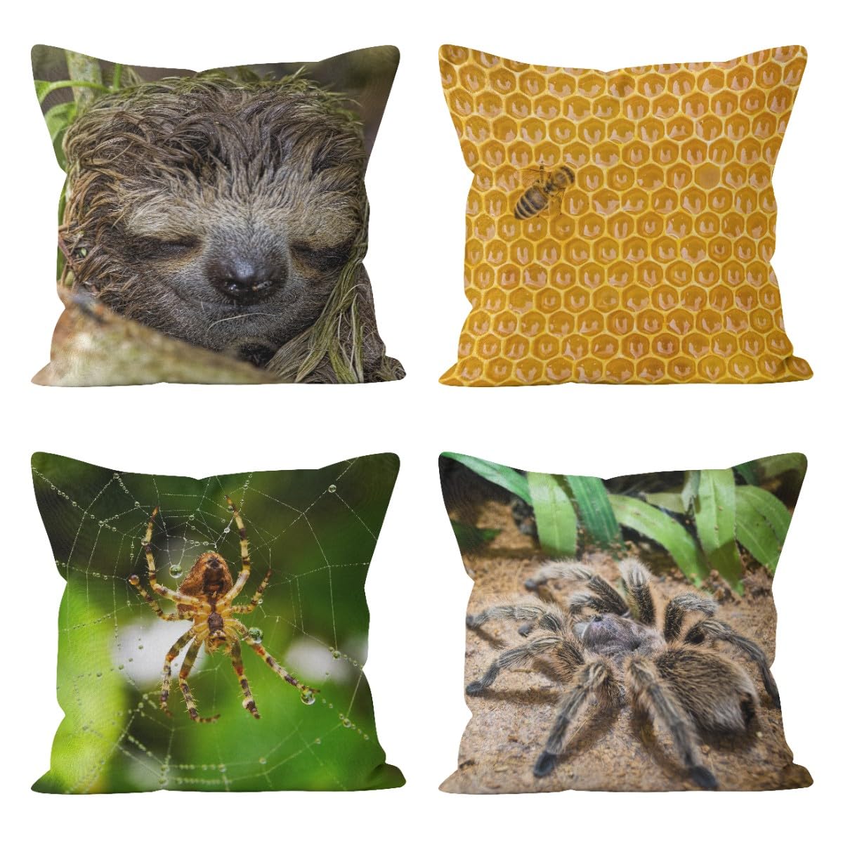 Taie d'oreiller personnalisée lin housse coussin industrielle 50x50cm