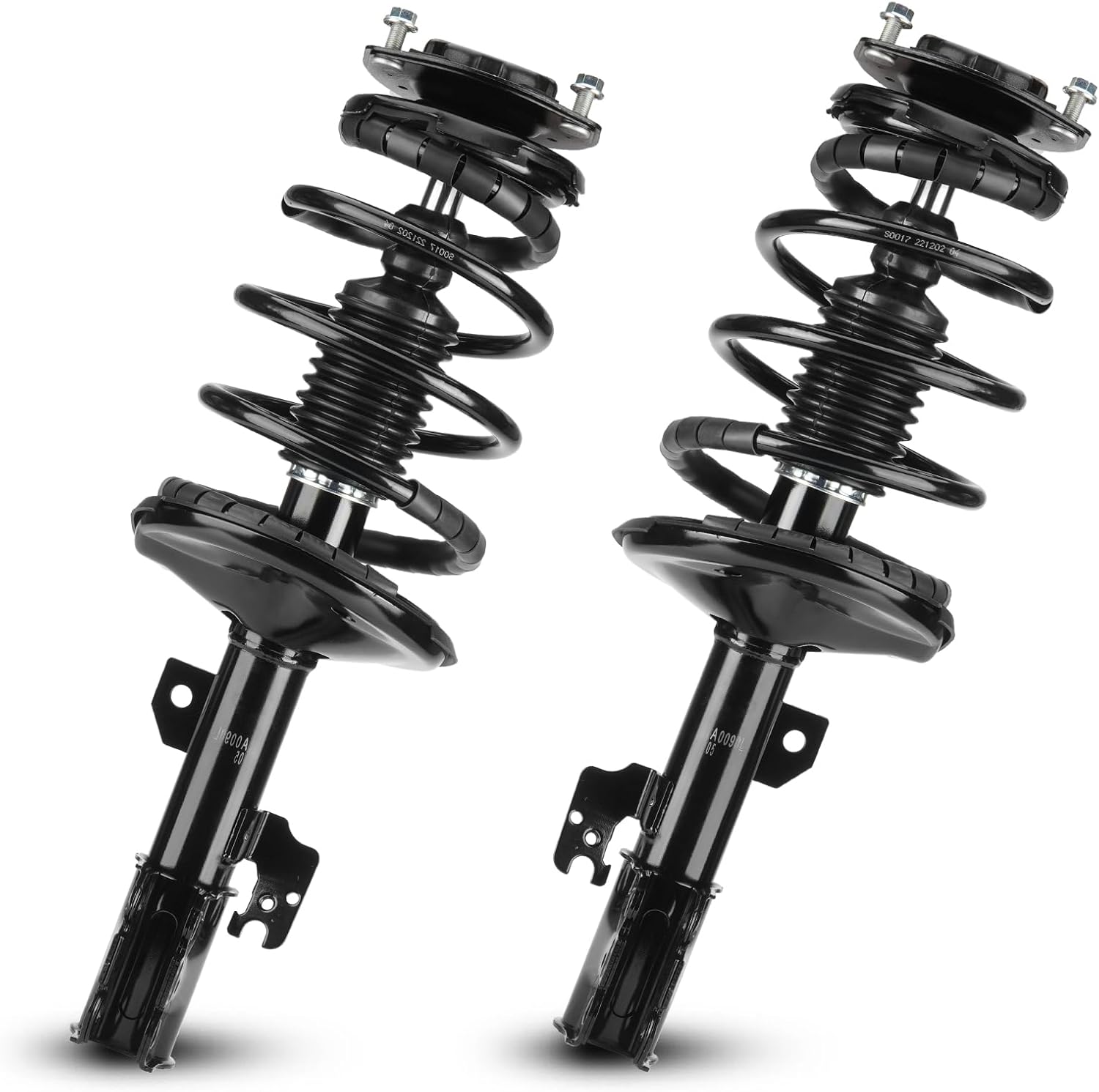 Front Complete Strut Shock Absorber with Coil Spring Fit for Toyota Camry LE SE XLE 2002 2003,for Lexus ES300 3.0L 2002 2003, w/o adaptive variable suspension, Replace 171490 171491 (Set of 2)