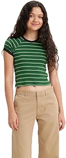 تيشرت اوراكل منكمش بدون رسومات للنساء من ليفايس