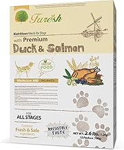Alpha Dog Series FURESH Premium Natural Dry Dog Food Kibble | Duck + Salmon Recipe | Limited Ingredients | Natural Balance Dog Food Small Dogs, Puppies + Medium Breeds | All Stages (Pack of 4)
