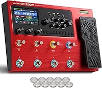 Vista 11 de Valeton - Pedal procesador multiefectos con pedal de expresión, bucle FX, MIDI I/O, modelado de amplificador, gabinetes IR de simulación, estéreo
