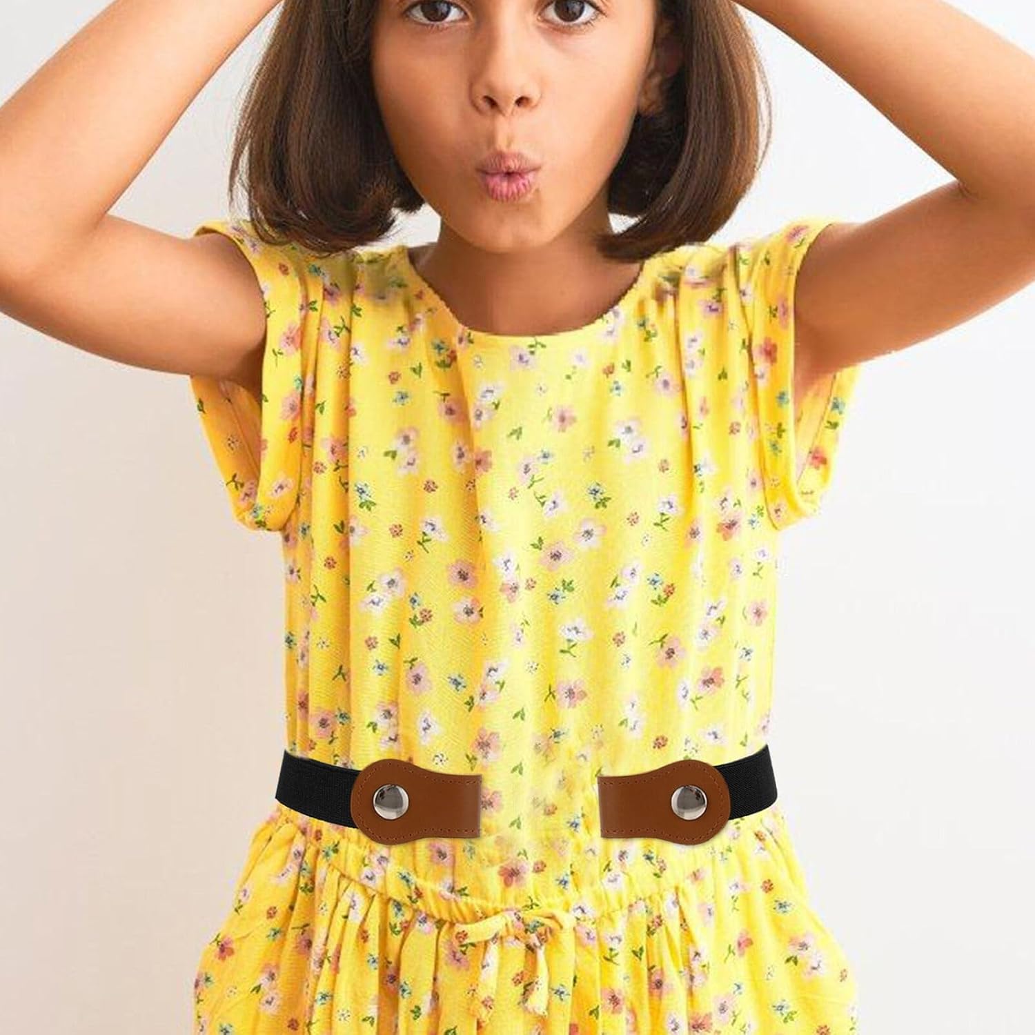 3pcs Boy Girl Stretchy Belts for Boys and Girls for Jeans and School Uniforms for Boy Girl Day Birthdays and Special Occasions Light