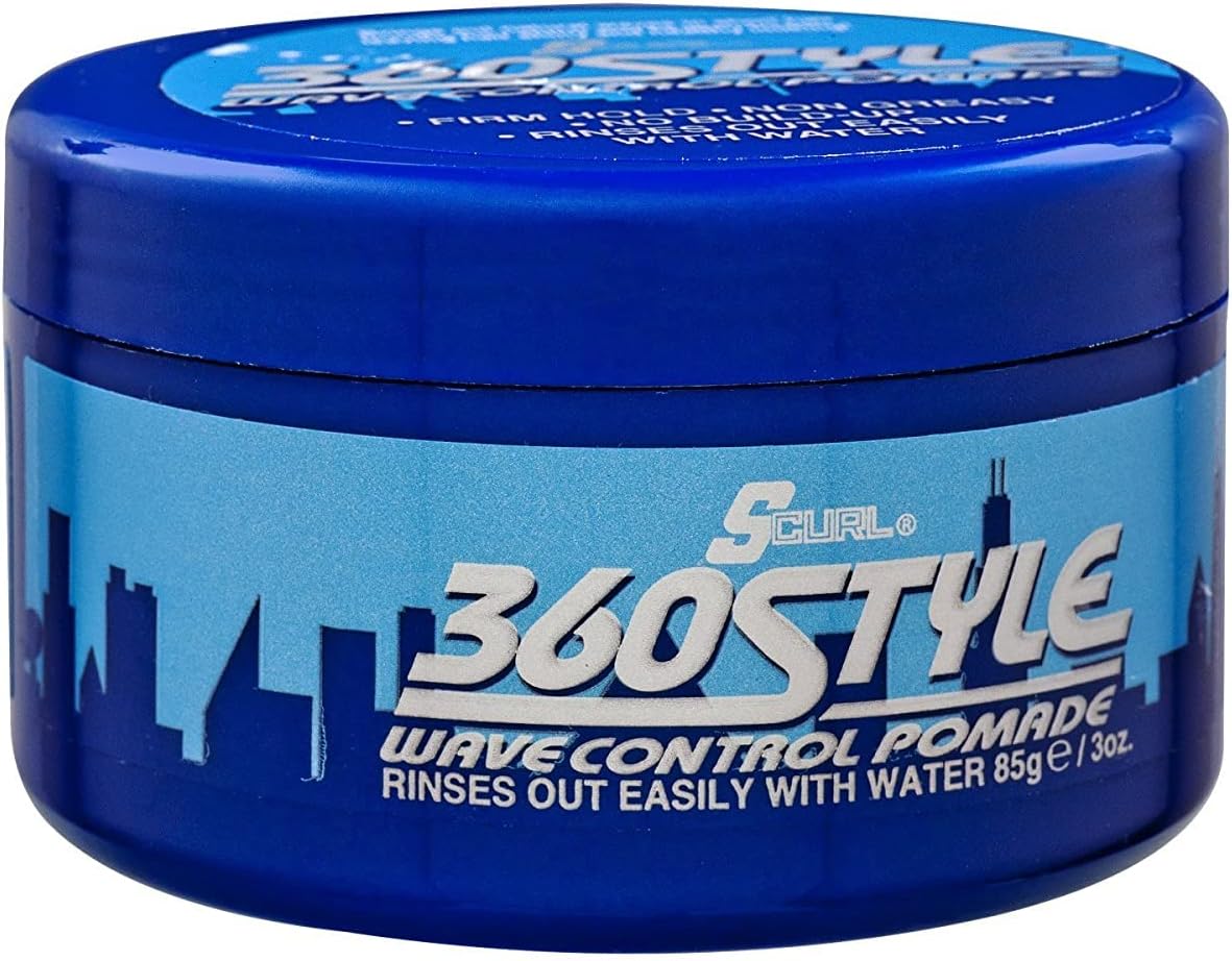 S Curl 360 Style Wave Control Pomade