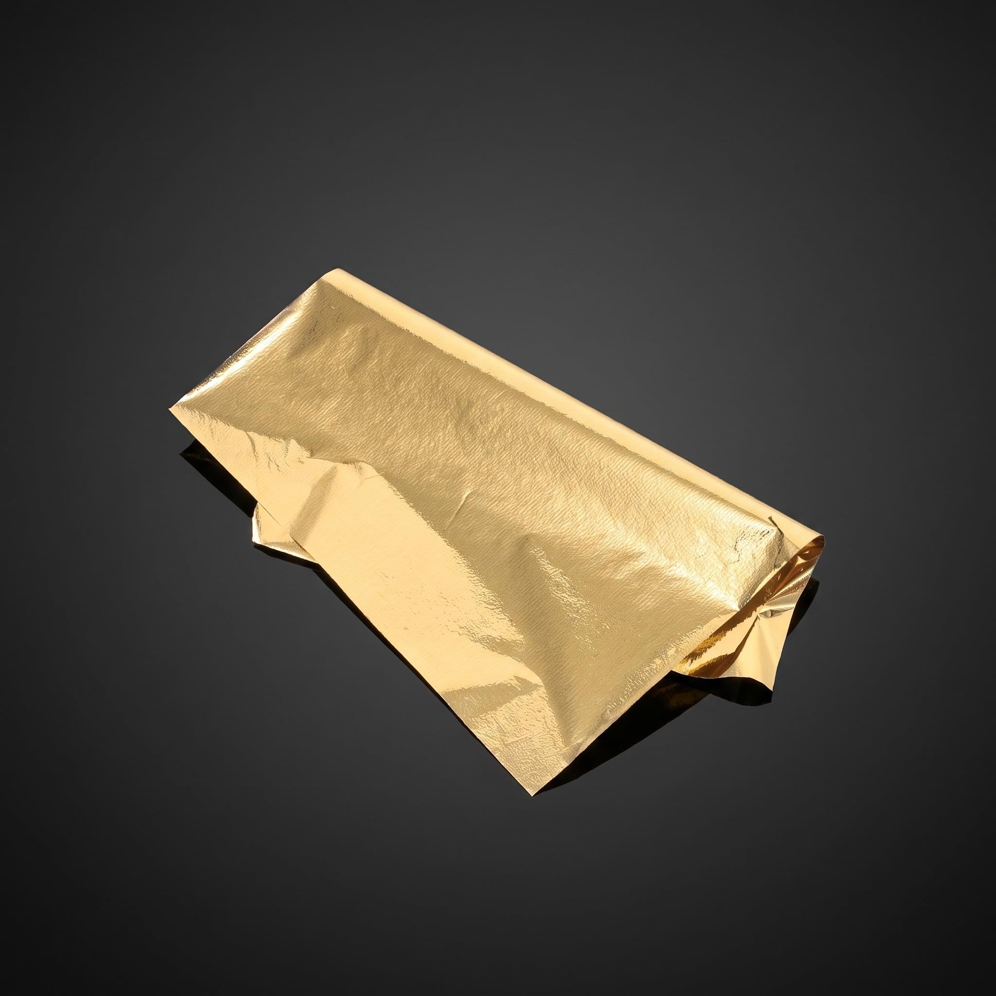 Veemoon 500 hojas de papel de imitación de lámina de oro para proyectos