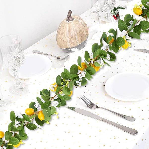 Lush Artificial Lemon Vine Garlands