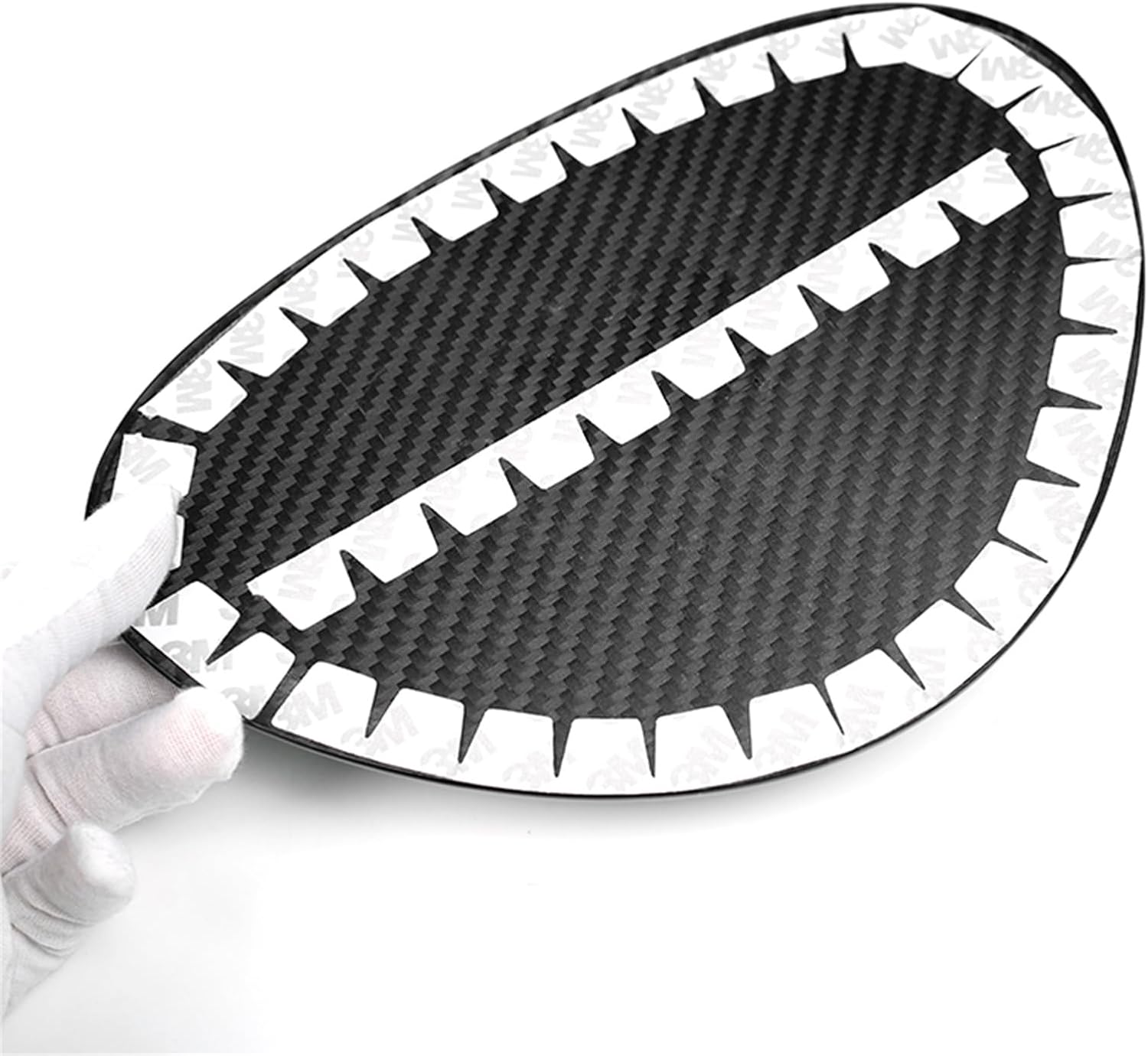 Gas Fuel Door Cover Trim For 2022-2025 Subaru BRZ Toyota GR86 Carbon Fiber