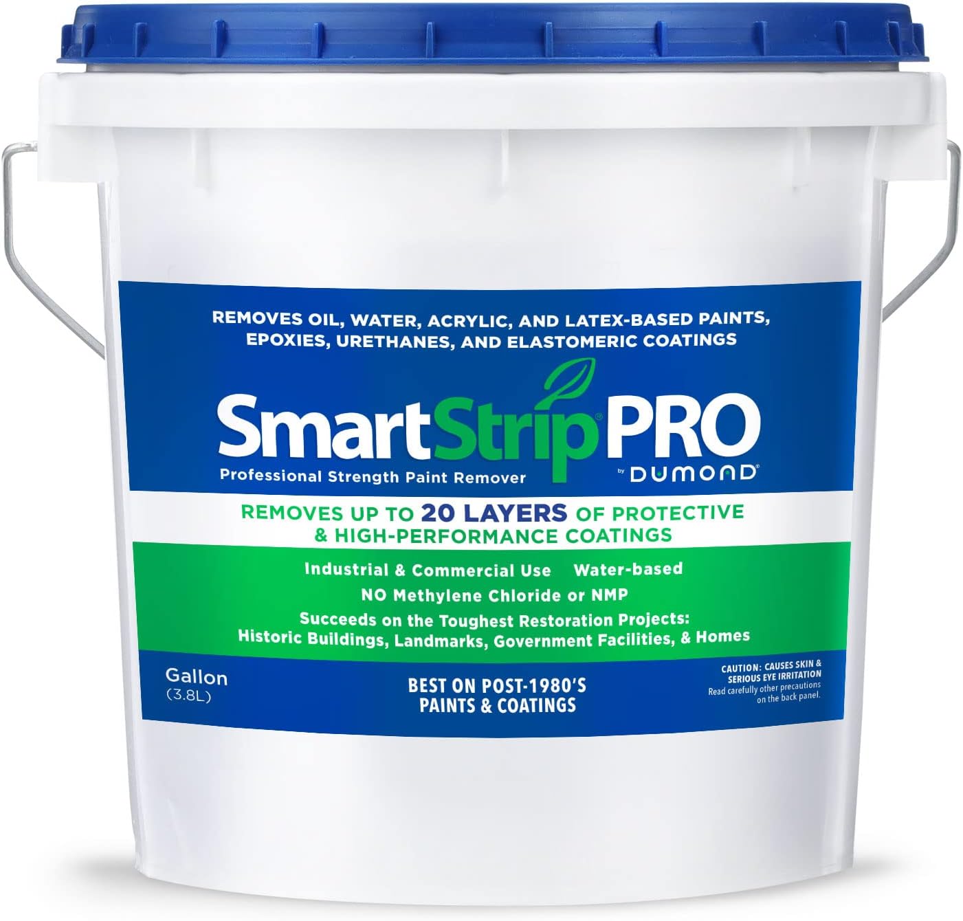 Smart Strip PRO Paint Remover, Professional Strength Formula Strips up to 20 Layers of Oil, Latex & Acrylic-Based Paints, Varnishes & Stains in One Application, Trusted by Painters, 1 Gallon