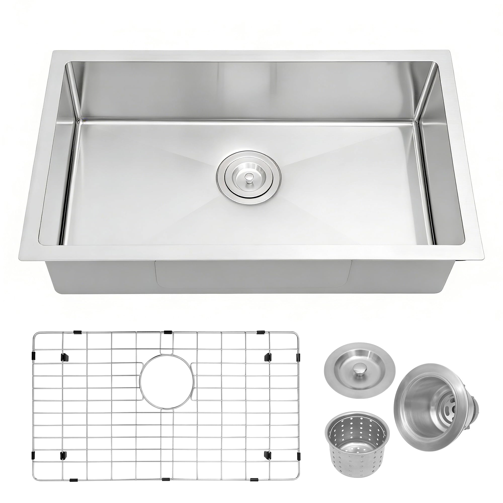 MILOSEN RV Kitchen Sink, 27''&times;16''&times;7''