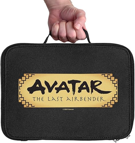 Miniatura 3 de LOGOVISION Avatar The Last Airbender - Lonchera con logotipo de Avatar de lados suaves, bolsa de almuerzo reutilizable para trabajo escolar y