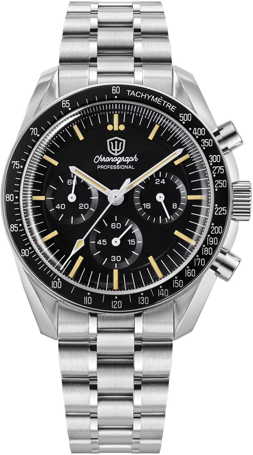 Amazon | Watchdives 39mm クロノグラフウォッチ 男性用 - WD1863 VK63