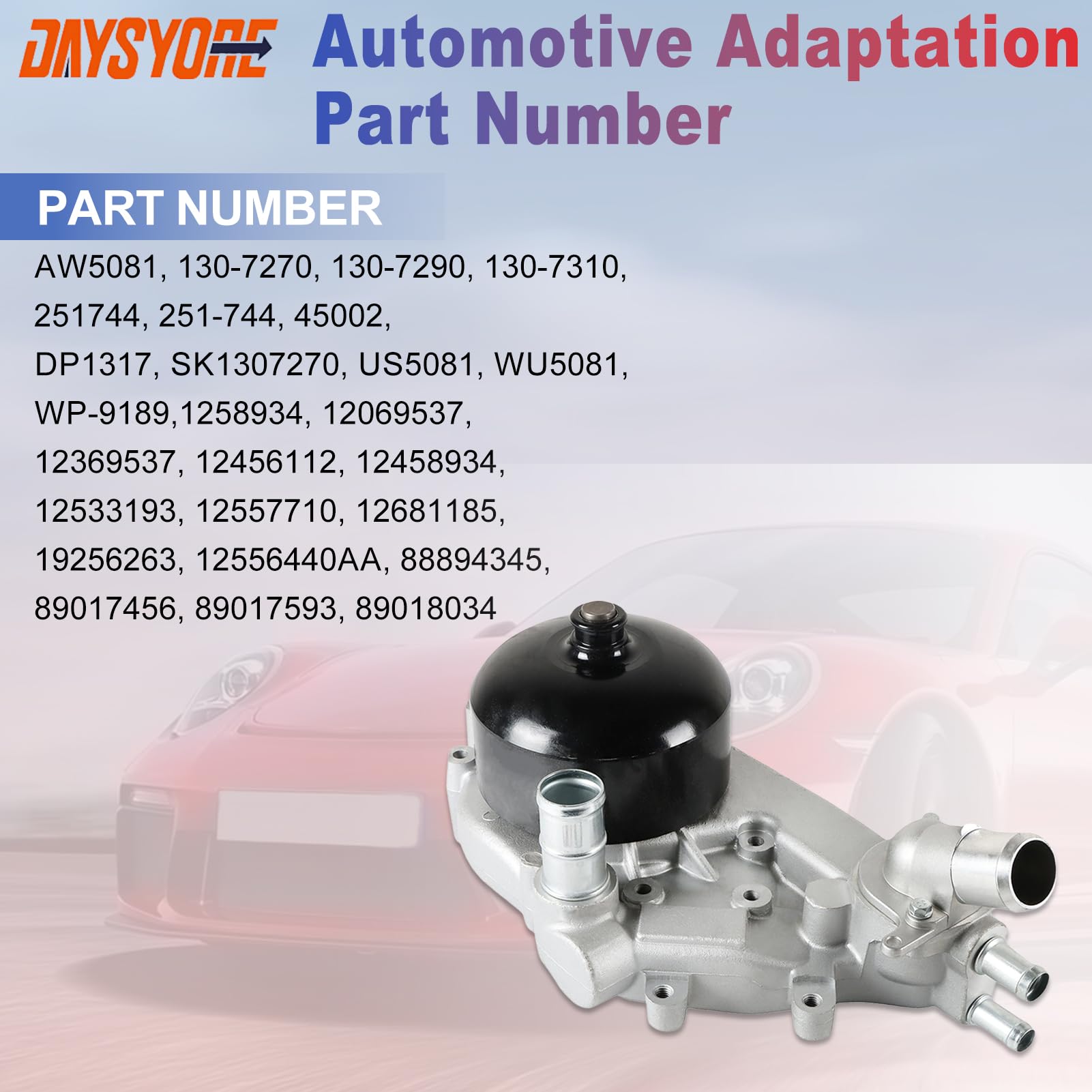 Amazon.co.jp: Daysyore AW5081 プロフェッショナルウォーターポンプ