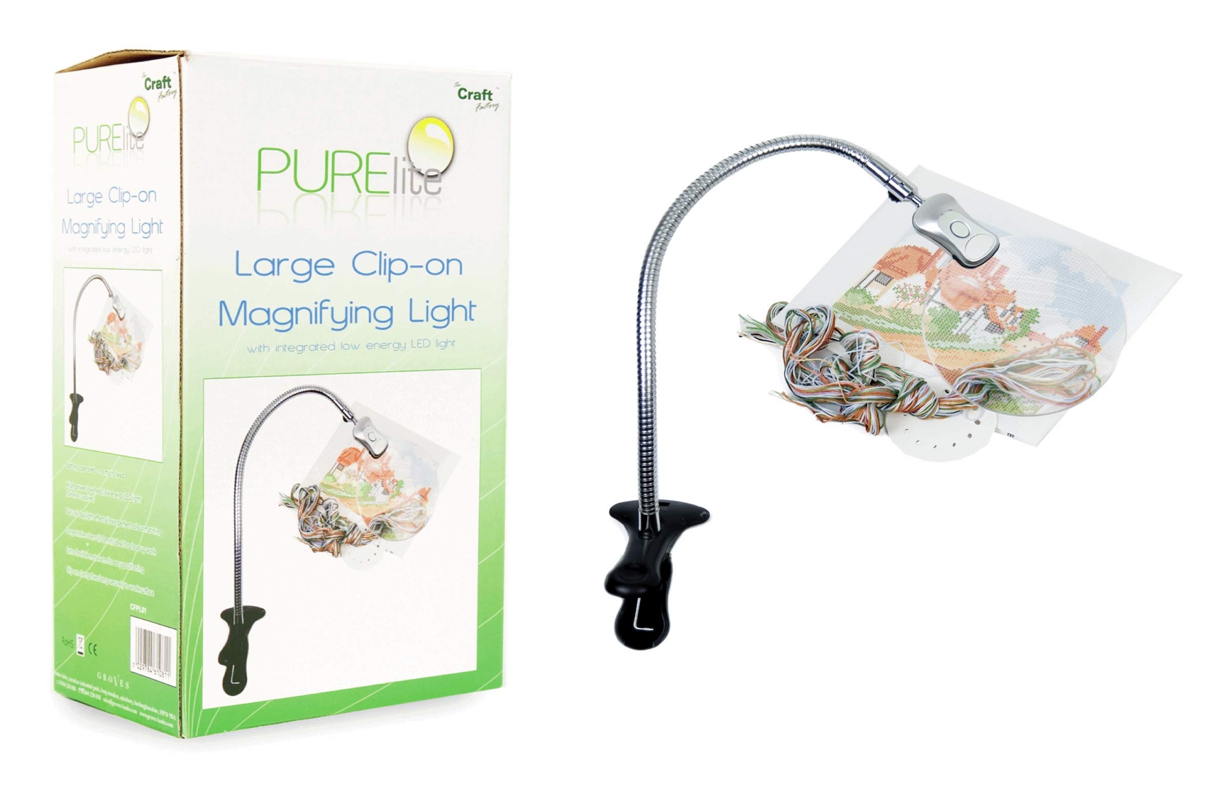 Clip-on Magnifying Light 130mm Lens