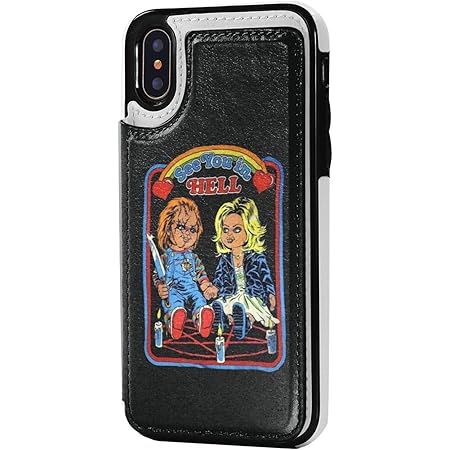 Amazon Co Jp Iphonex Iphonexs兼用 チャッキー チャイルドプレイ ホラー映画 手帳型 アイフォンケース 多機能スマホケース Iphonex Xsケース 薄型 スマホカバー Puレザー マグネット付き ワイヤレス充電対応 スタンド機能 シンプル カード収納 Icカード収納 5 8インチ