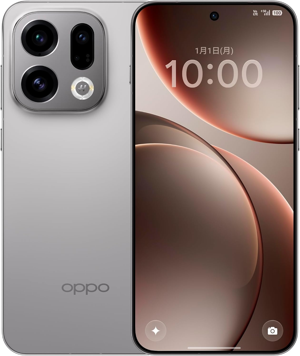 OPPO Find X9 SIMフリー スマホ 本体 6.6インチ 最大120Hz 12GB+512GB 5,000万画素 スマートフォン 【日本正規代理店品】 7500mAh 80W急速·50Wワイヤレス充電 オッポ 携帯電話 IP69&68 防塵・防水 チタニウムグレー