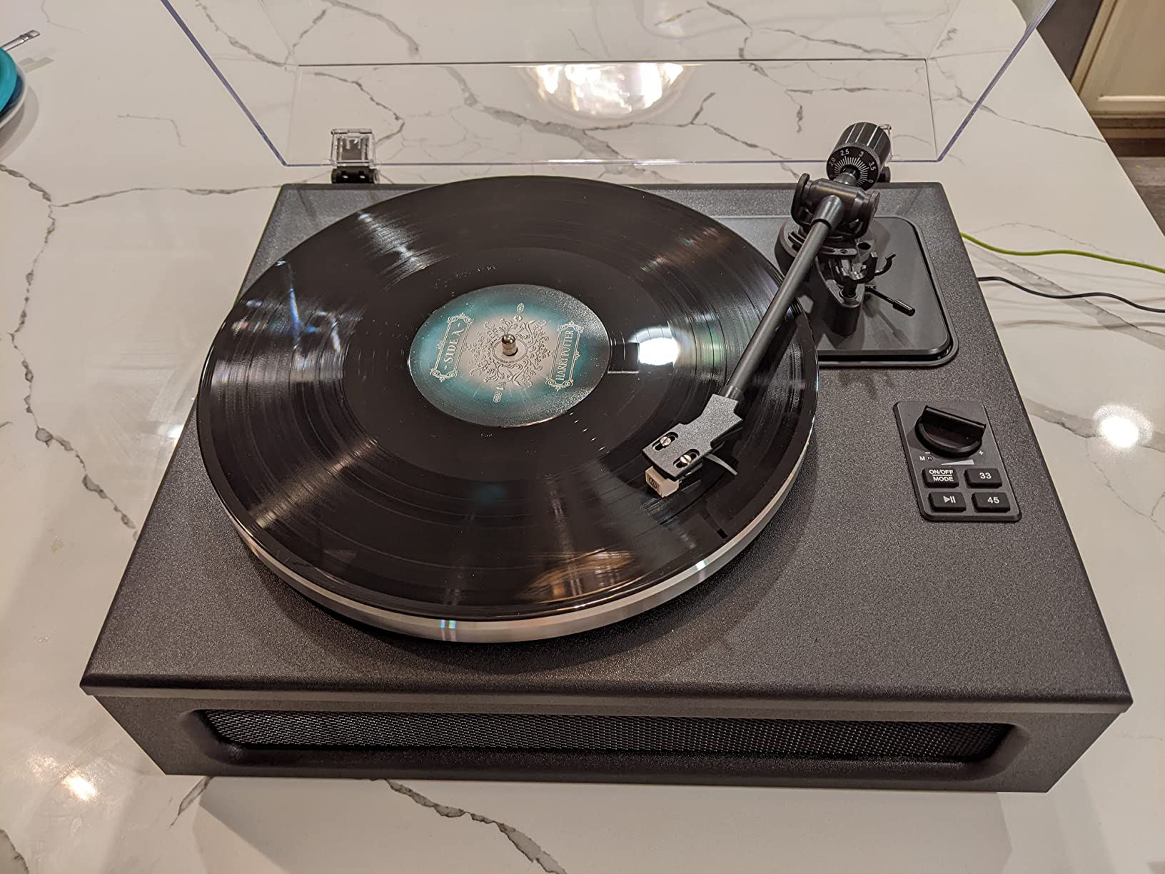 25/mo Finance MEISODA High Fidelity BeltDrive Turntable with 4
