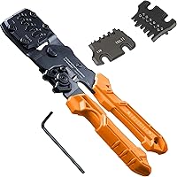 Vista 1 de ENGINEER Herramienta de crimpado PAD-13 con sistema de troquel intercambiable + paquete de juego de troqueles intercambiables PAD-11S